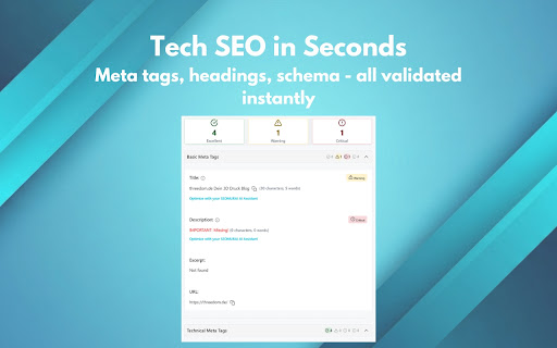 SEOMURAI SEO Extension screenshot 2