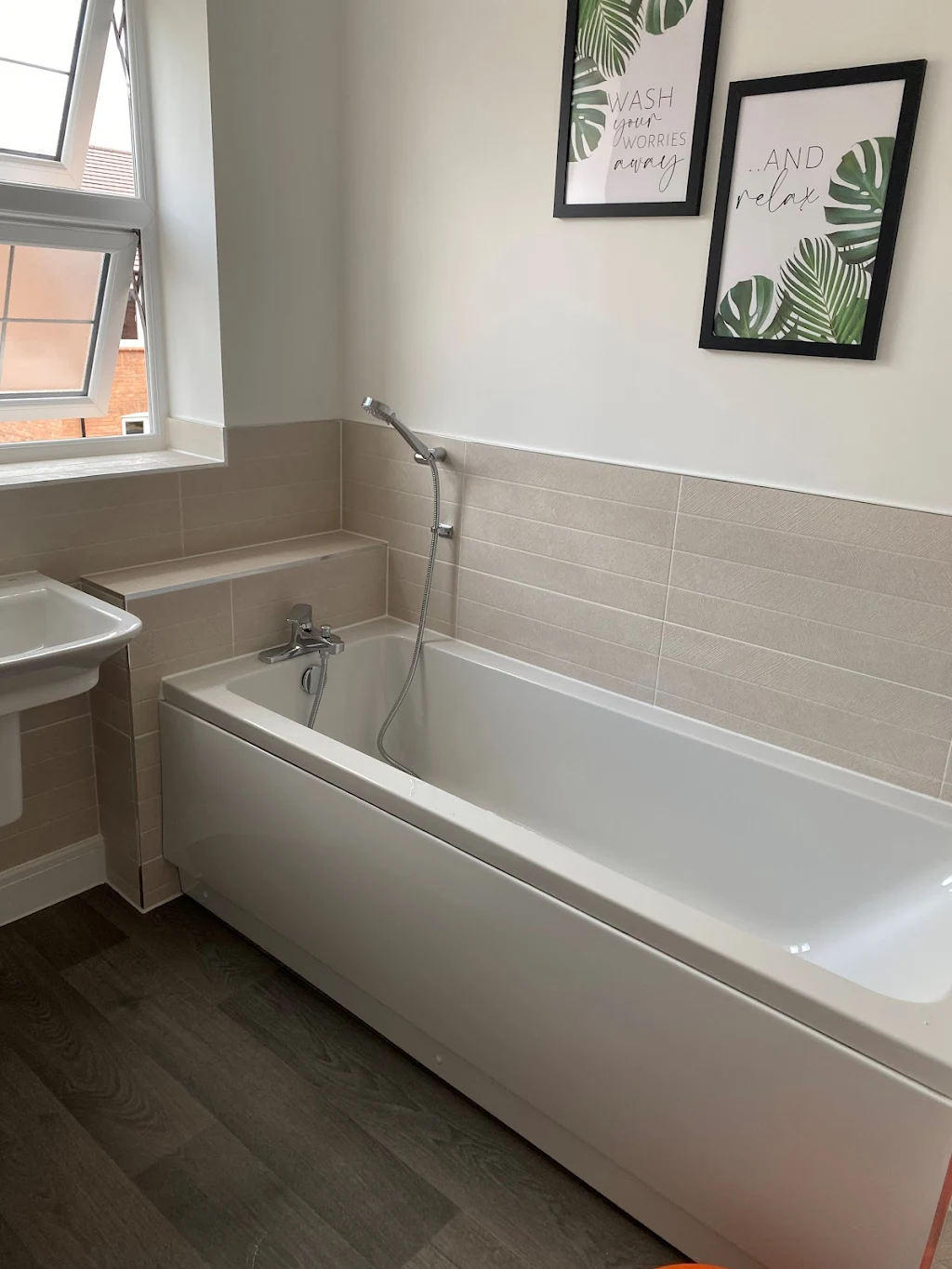 Album cover: New build bathroom 