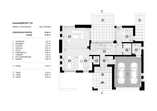 Koncept-53 - Rzut parteru