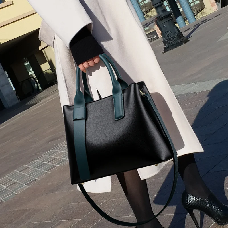 Title 3, Bolsa Tote Outono e Inverno Feminina Grande Cap...