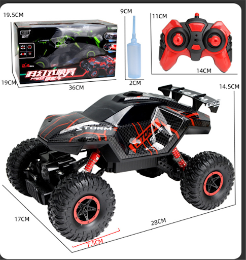 Title 4, Spray Light Climbing Car Mountain Bigfoot 4WD R...