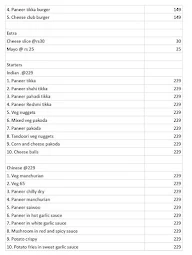 Veggies Paradise menu 3