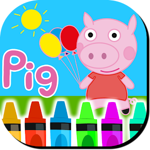 Download Coloring Book Peppy Pig For PC Windows and Mac