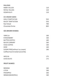 Giani's Ice Cream menu 4