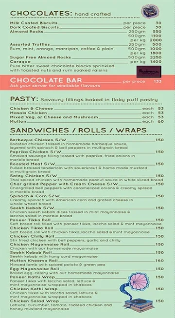 Theobroma menu 