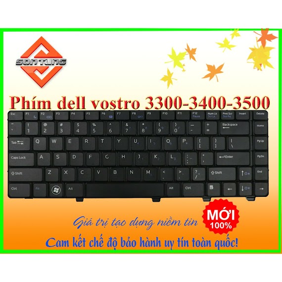 Bàn Phím Laptop Dell Vostro 3300 3400 3500