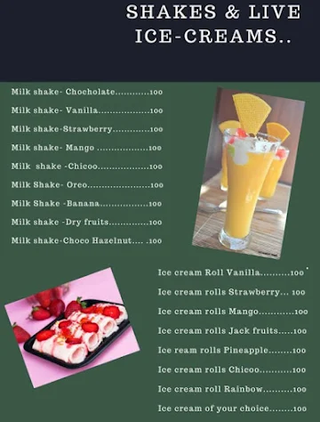 My Cafe menu 