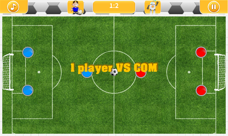 Android application Just mini soccer screenshort