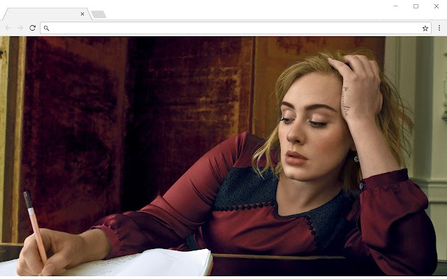 New Tab Adele Background