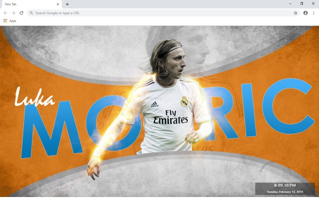 Luka Modric New Tab Wallpapers Collection