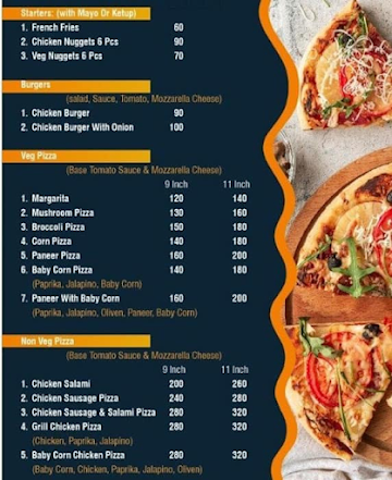 Berlin Pizza menu 