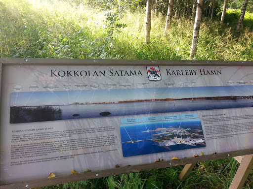 Kokkolan Satama Info taulu