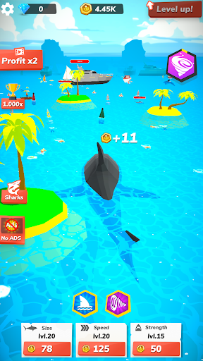 Screenshot Idle Shark World - Tycoon Game