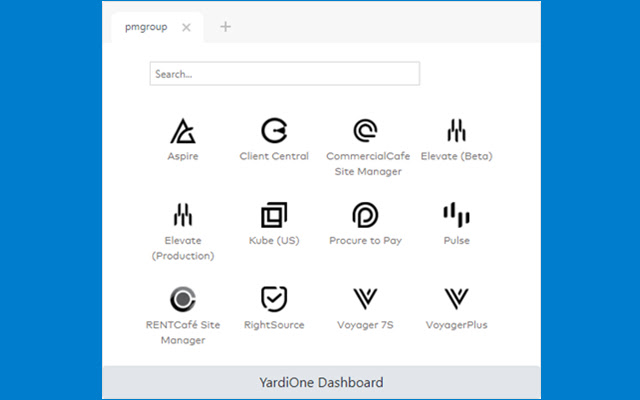 YardiOne App Launcher chrome extension