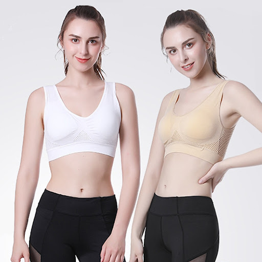 Title 4, 3D gather shockproof vest bra, providing optima...