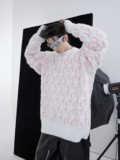 Title 2, Loose Deconstructed Crew-neck Knit Sweater — Ex...