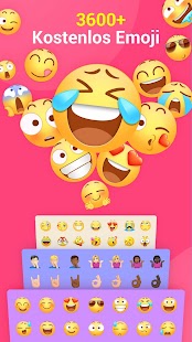 Facemoji Emoji Clavier-Cute Emoji&Clavier Thèmes Screenshot
