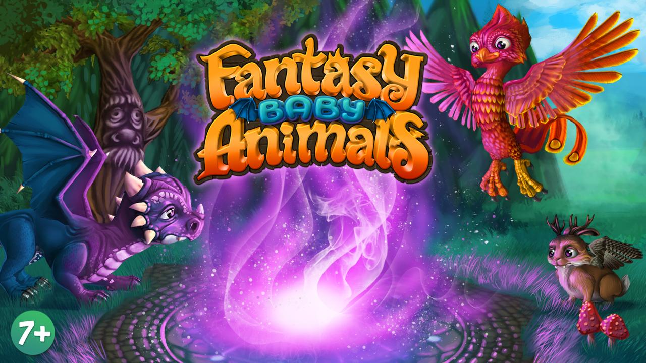 Android application Fantasy Baby Animals LITE screenshort