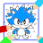 Blue The Hedgehog Coloring icon