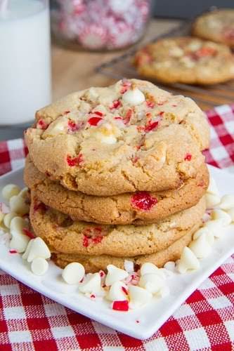 Peppermint White Chocolate Chip Cookies Recipe