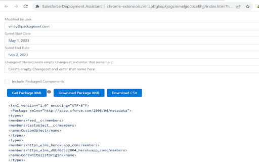 Salesforce Deployment Assistant