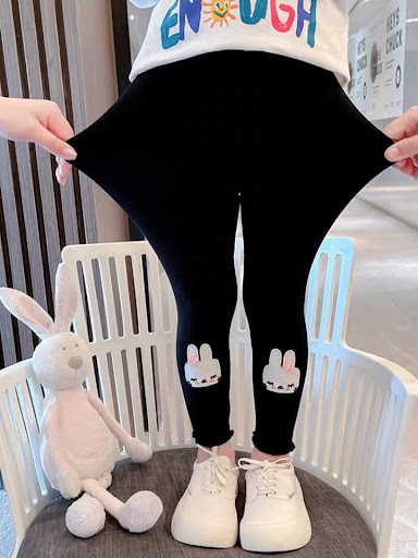Title 2, Girls Pure Cotton Leggings Thin Foreign Style ...