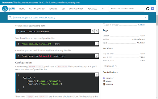 Preferred JS package manager