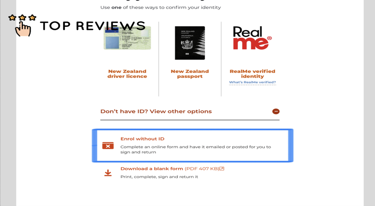 enroll without ID