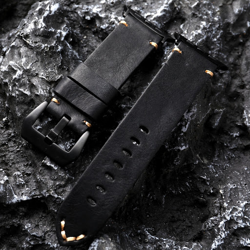 Title 5, Handmade Thickened Cowhide Strap With Rough Hea...
