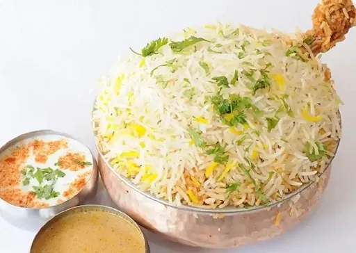 Single Chicken Dum Biryani