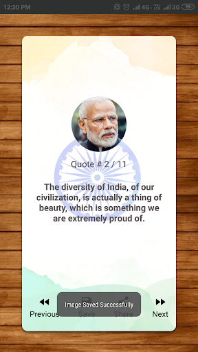 Screenshot Narendra Modi Quotes