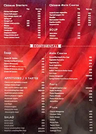 Selene Rooftop Restaurant menu 1