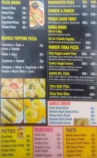 Alvin Pizza menu 8