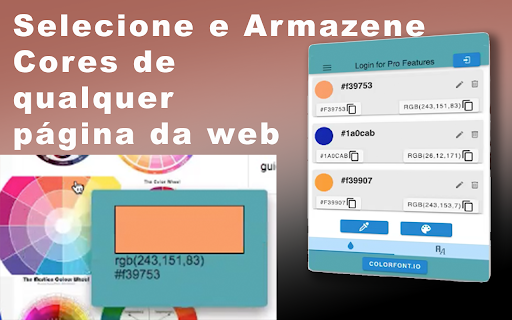 ColorFont - Cor e Font Picker