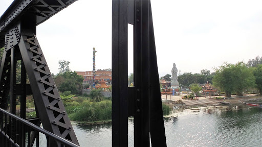 A bridge over a river in Thailand 2016