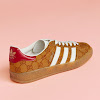 adidas x gucci wmns gazelle mesa / white / red