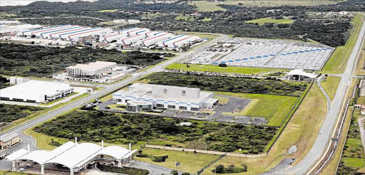 An aerial shot of the East London Industrial Development Zone Picture: ALAN EASON