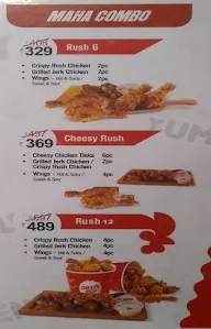 Chicken Rush menu 3