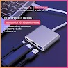 Hub Type C 3In1 - Cổng Chuyển Đổi Hub Usb Type - C To Hdmi, Usb 3.0, Pd Type - C Cho Laptop Macbook, Điện Thoại, Samsung Dex