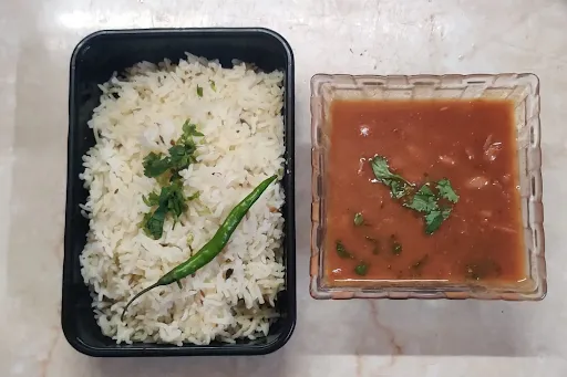 No Onion Garlic Radha Rani Rajma With Rice