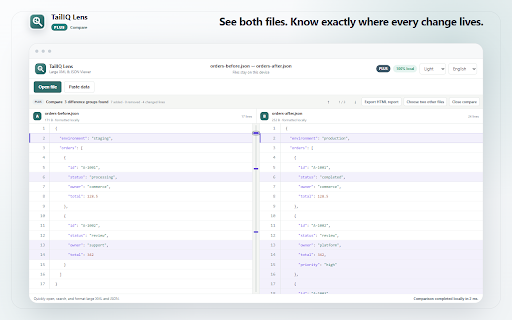 TailIQ Lens — Large XML & JSON Viewer screenshot 5