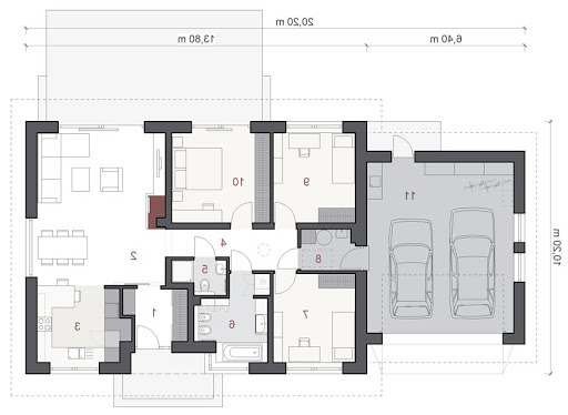 N23-G2 - Rzut parteru