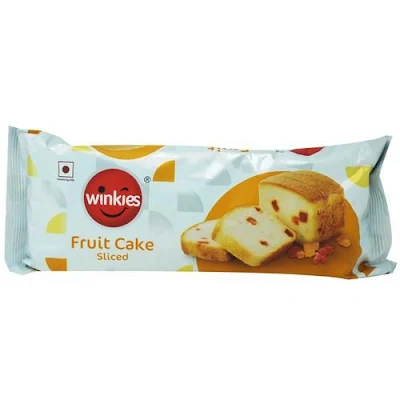 Winkies Fruit Cake Sliced - Fluffy, Soft, Rich In Taste - 110 gm