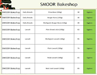 Smoor Bakeshop menu 4
