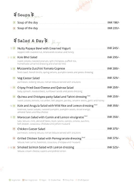 Chafa cafe menu 3