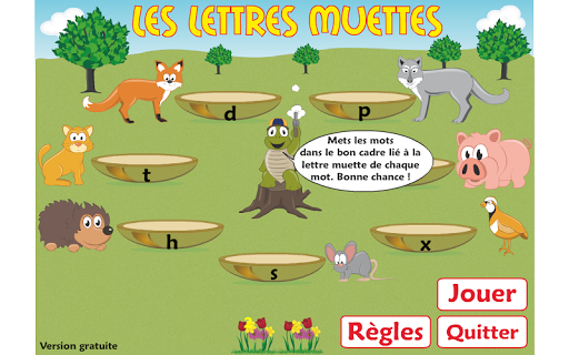 Les lettres muettes - Gratuite