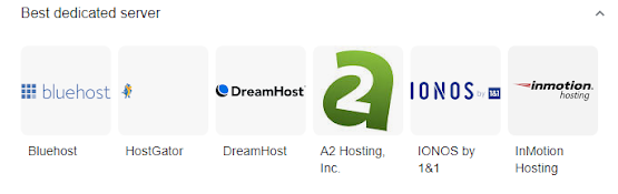 dedicated server hosting prices or costs