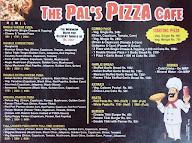 The Pal's Pizza Cafe menu 1