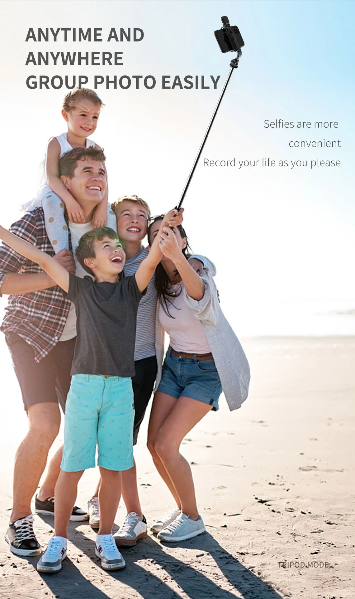 Title 1, Selfie Stick Stativ Bluetooth Tragbar und Auszi...