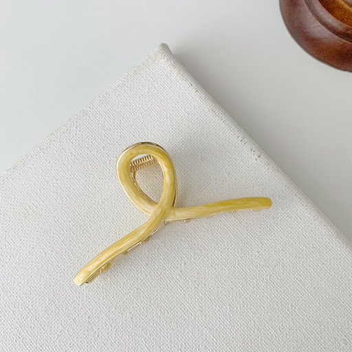 Title 3, Korean Elegant Ponytail Metal Grip Clip. Secure...